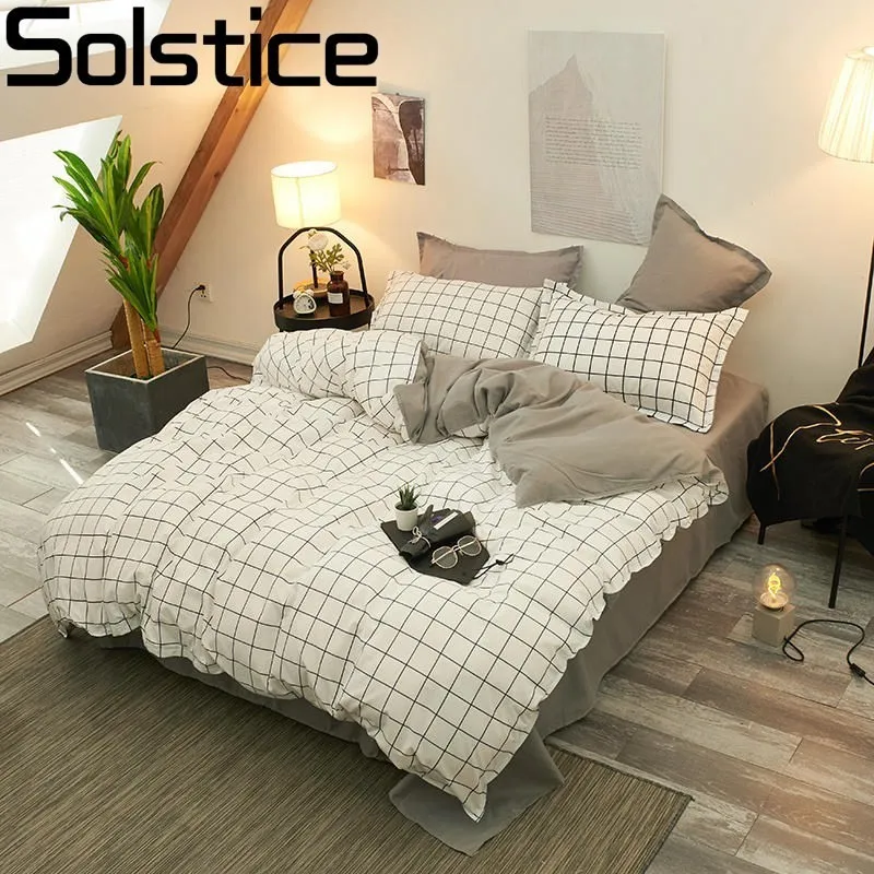 Solstice Геометрическая фигура Роскошные комплекты постельного белья Comfort