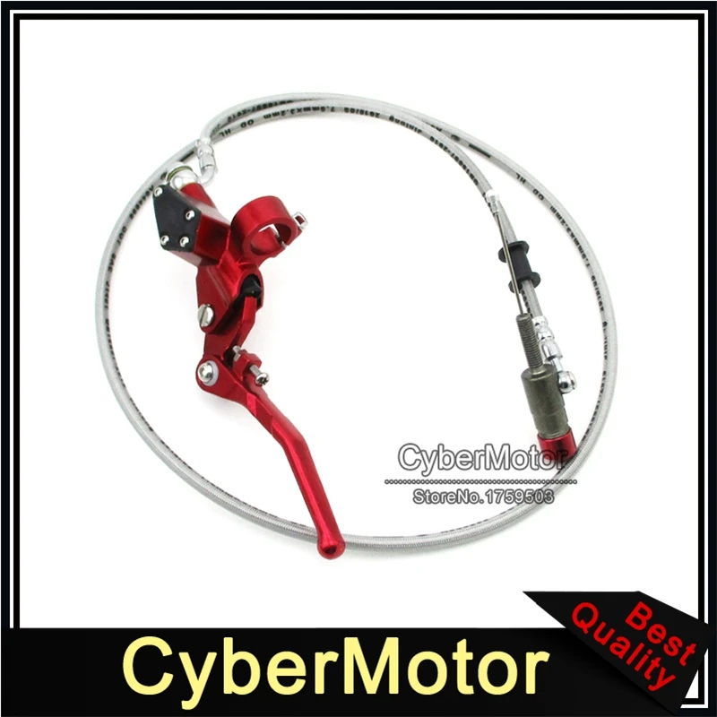 Red 900mm Hydraulic Handle Clutch Lever Master Cylinder For Pit Dirt Motor Bike Motorcycle Motocross XR CRF CR KLX