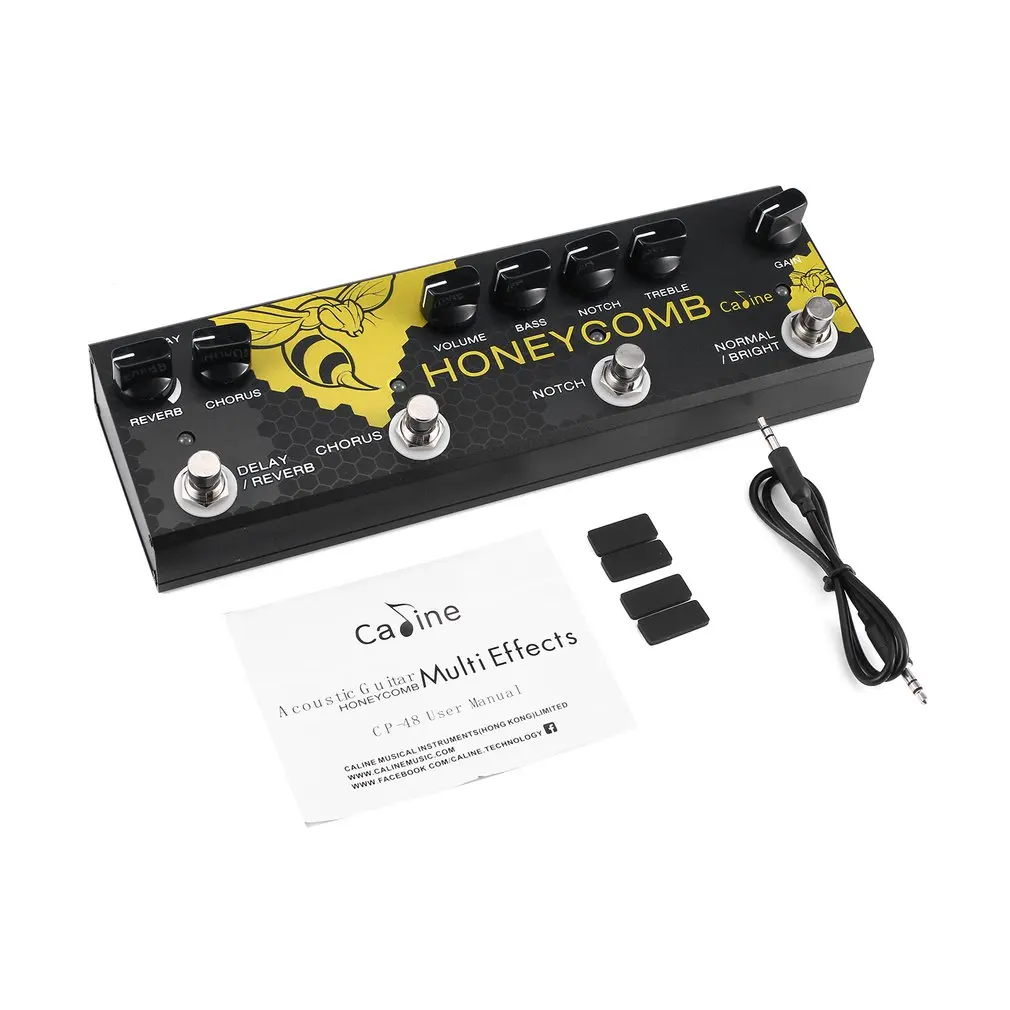 

Wooden Guitar Effects Pedal Bass Vacuum Tube Headphone Amplifier For Guitar Pure Analog Flanger Effect