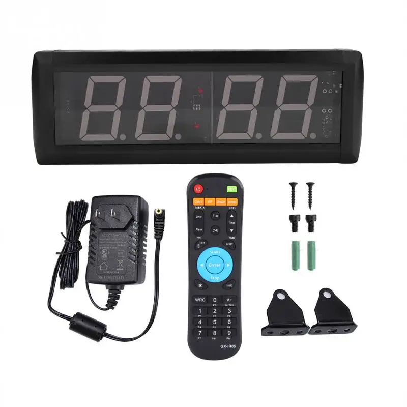 

2.3'' Remote Control Digital Led Wall Clock Multifunction Large Display Clock Calendar Minute Alarm Clock Thermometer Countdown