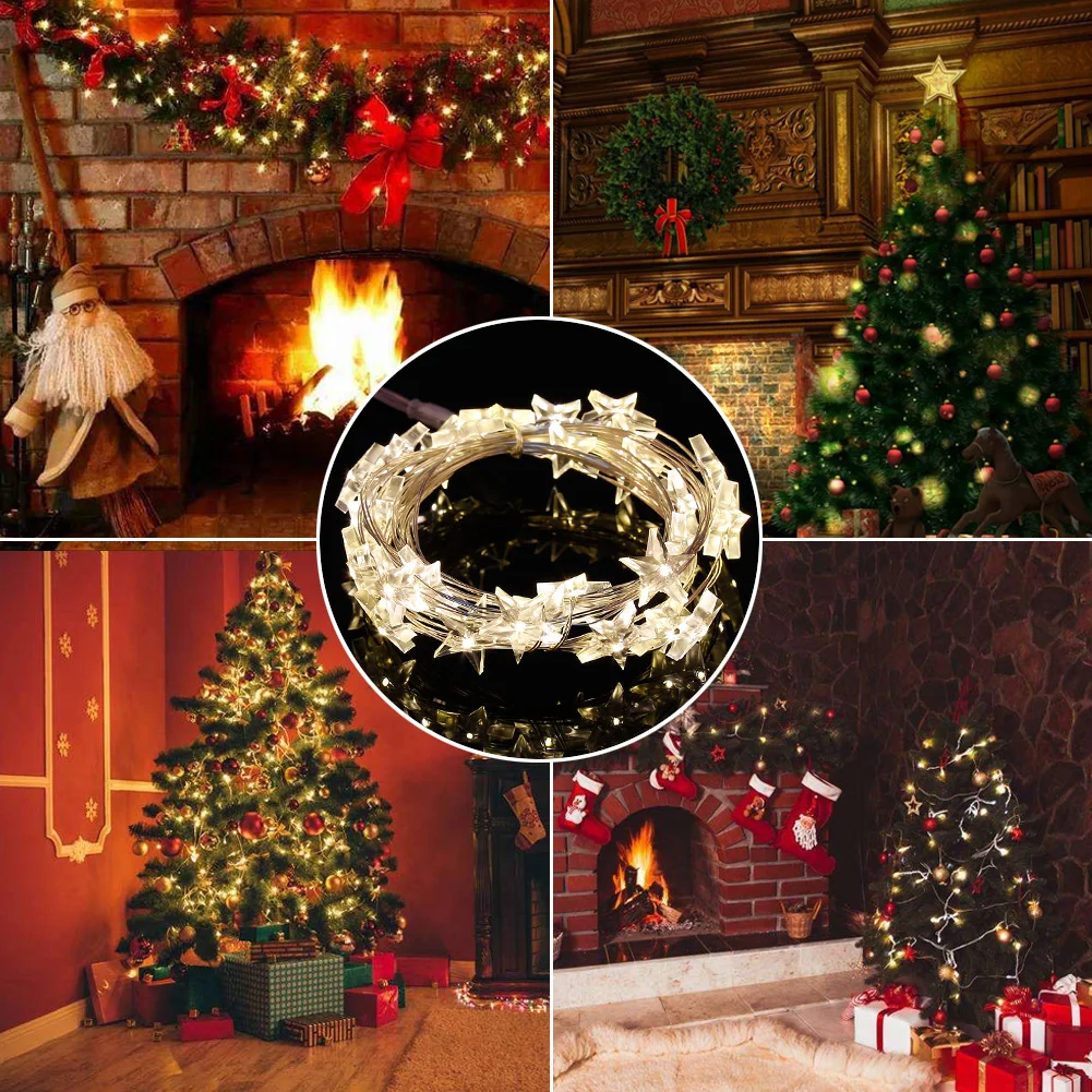 2m 20 Led String Light Waterproof Copper Wire String Holiday