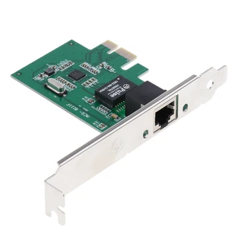 

Ethernet PCI Express Network Controller Card RJ45 Lan Adapter for Desktop PC