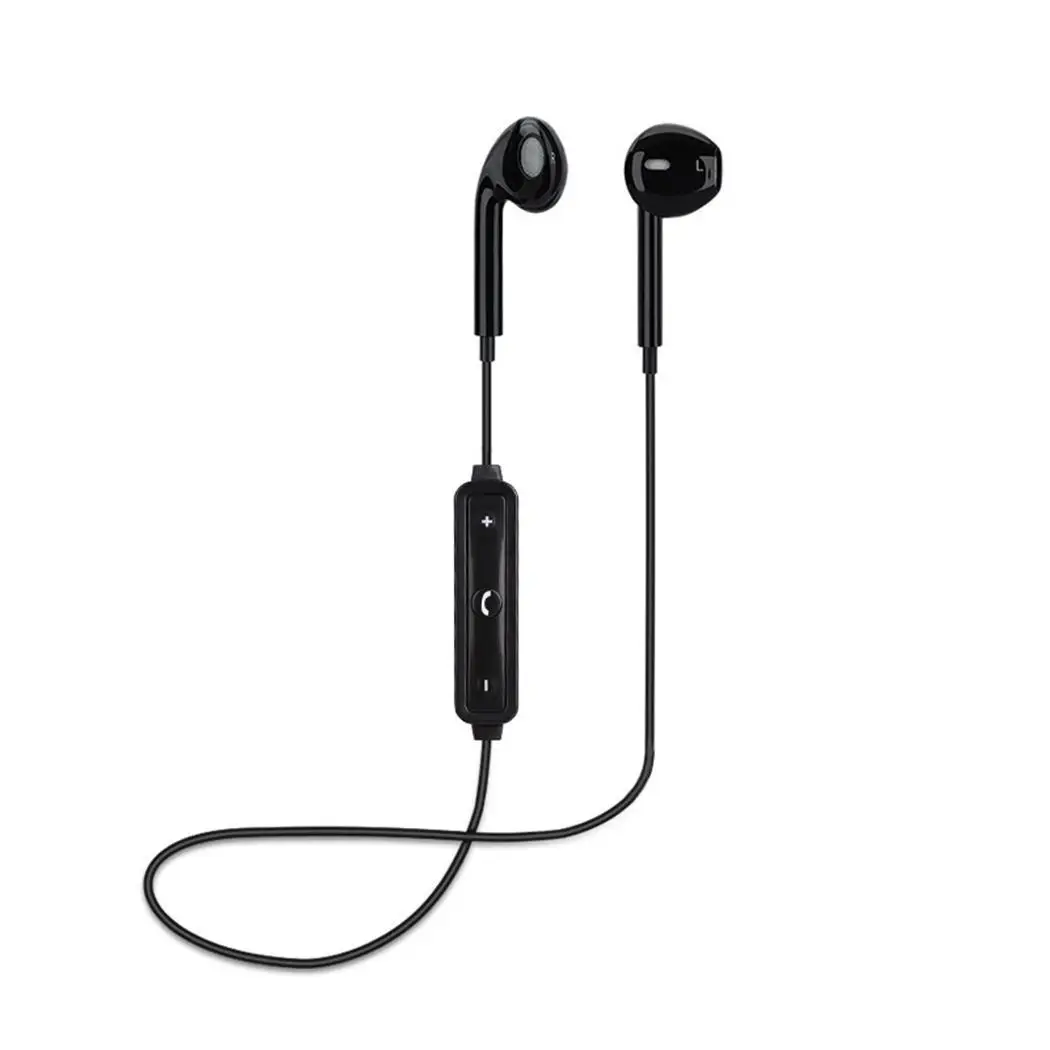 Беспроводная Bluetooth 4 1 Гарнитура Спортивная музыка черный белый наушники