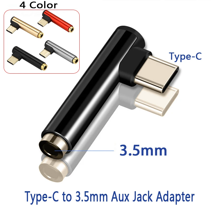 

USB Type C To 3.5mm AUX Jack Cable Earphone Adapter Type-C to 3.5 Audio Adapter For Xiaomi Mi A1 8 Huawei P20 Lite Mate 10 20
