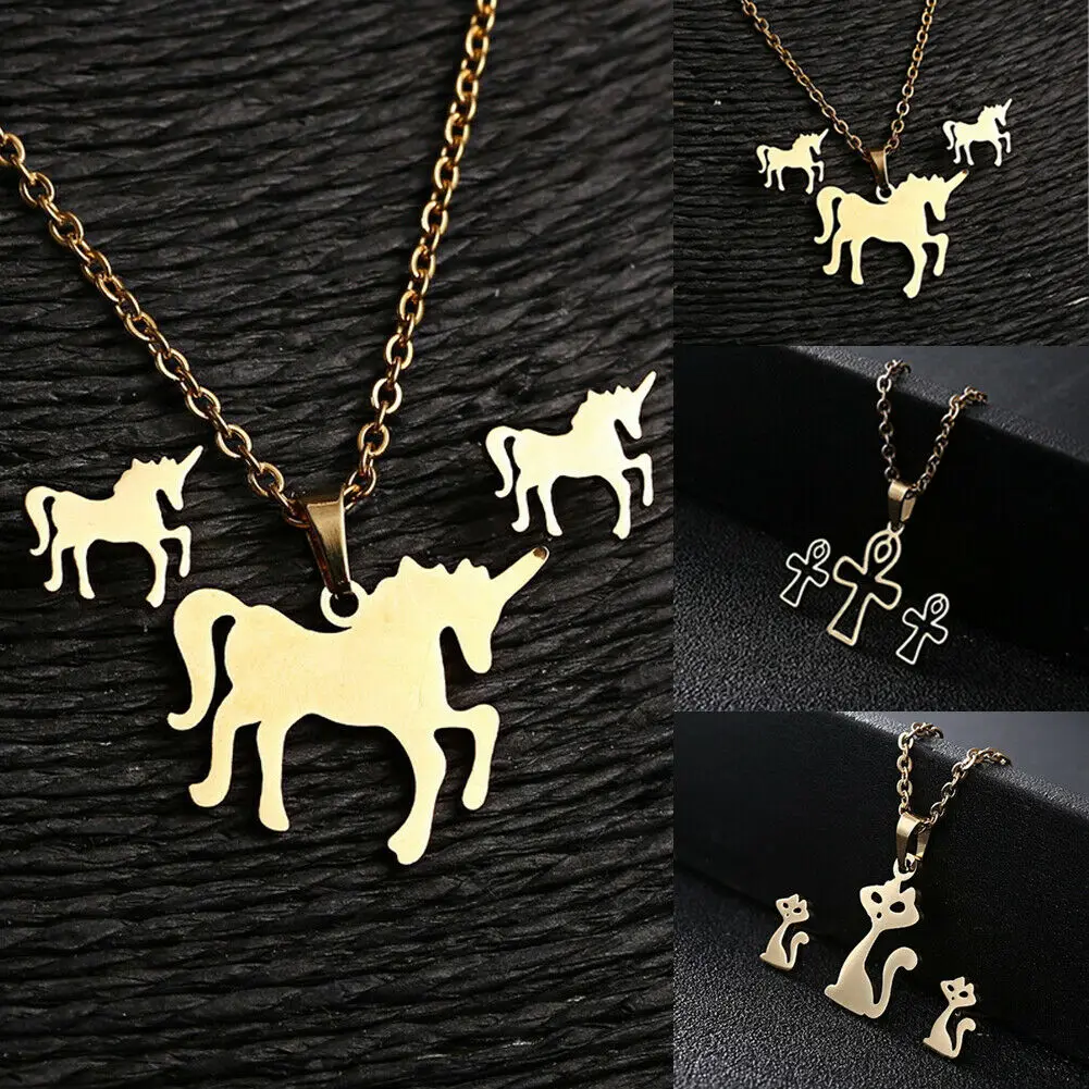 Новинка 2019 модная Золотая и серебряная цепочка ожерелье с кулоном для питомца