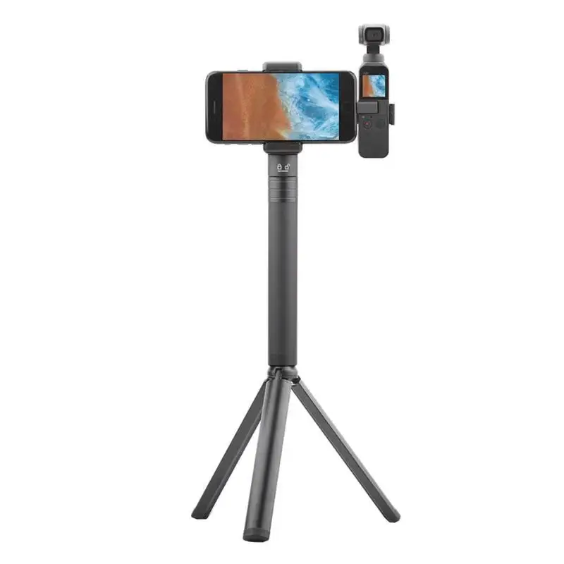

Smartphone Fixing Bracket Mount Phone Clamp Clip Extending Pole Rod Tripod for DJI OSMO Pocket Handheld Gimbal Stabilizer