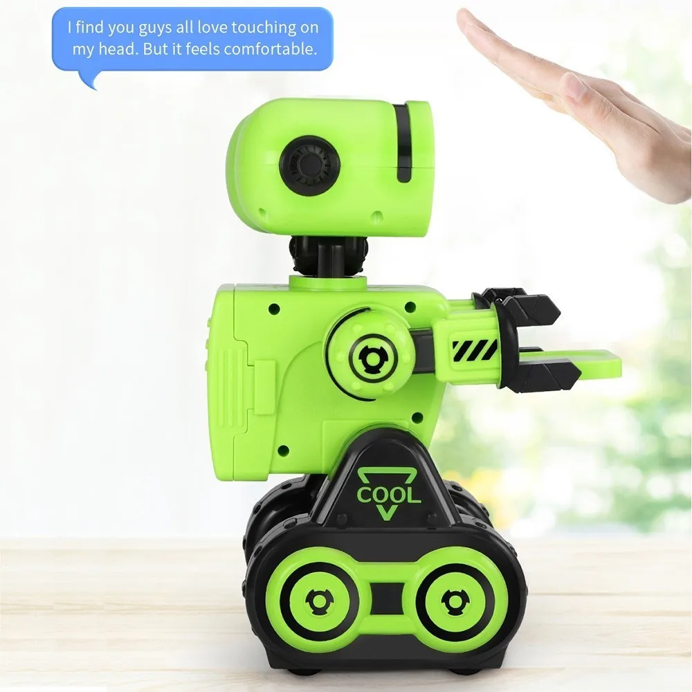 JJRC R13 RC робот CADY WIRI умный программируемый сенсорный контроль запись голосовых