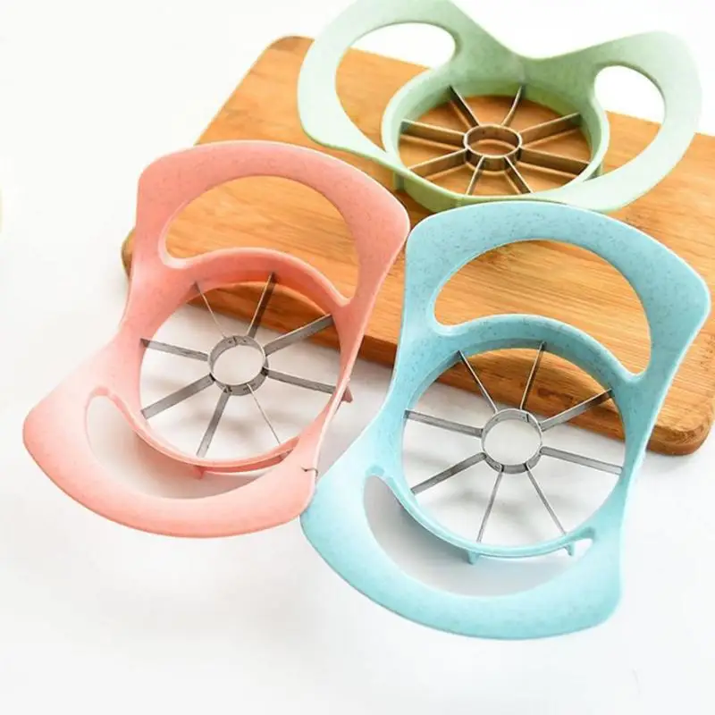 

Plastic Kitchen Apple Slicer Corer Cutter Pear Fruit Divider Tool Comfort Handle Apple Peeler Kitchen Gadgets
