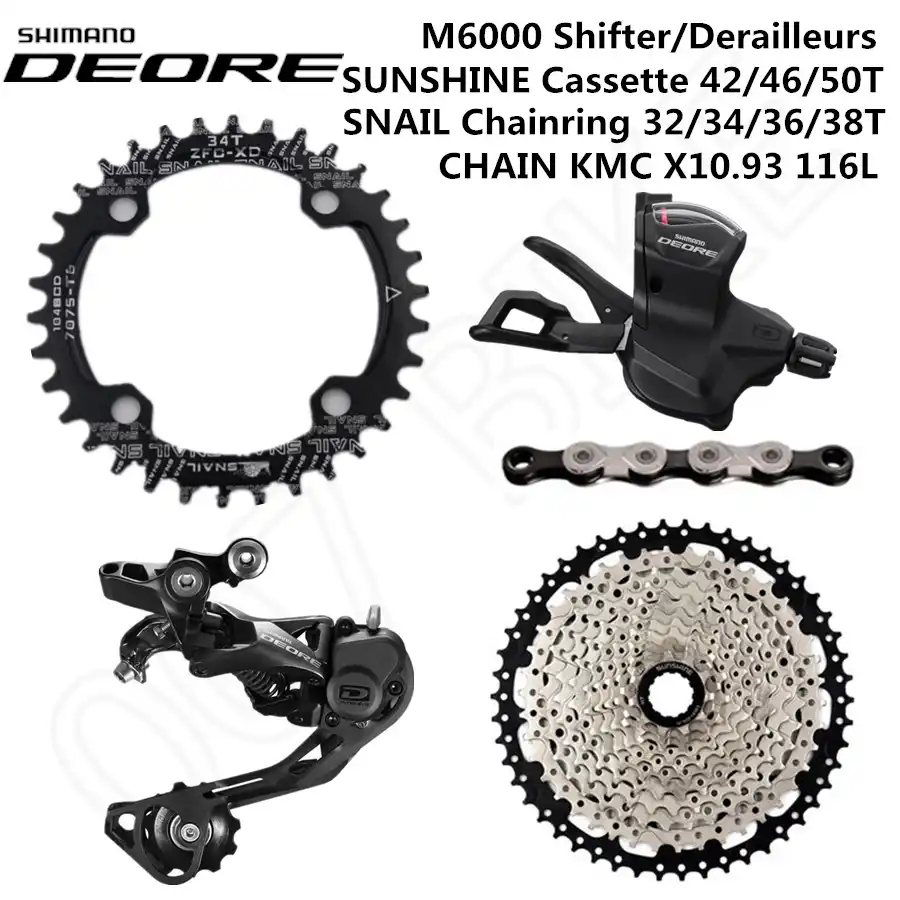 1x 10 speed groupset