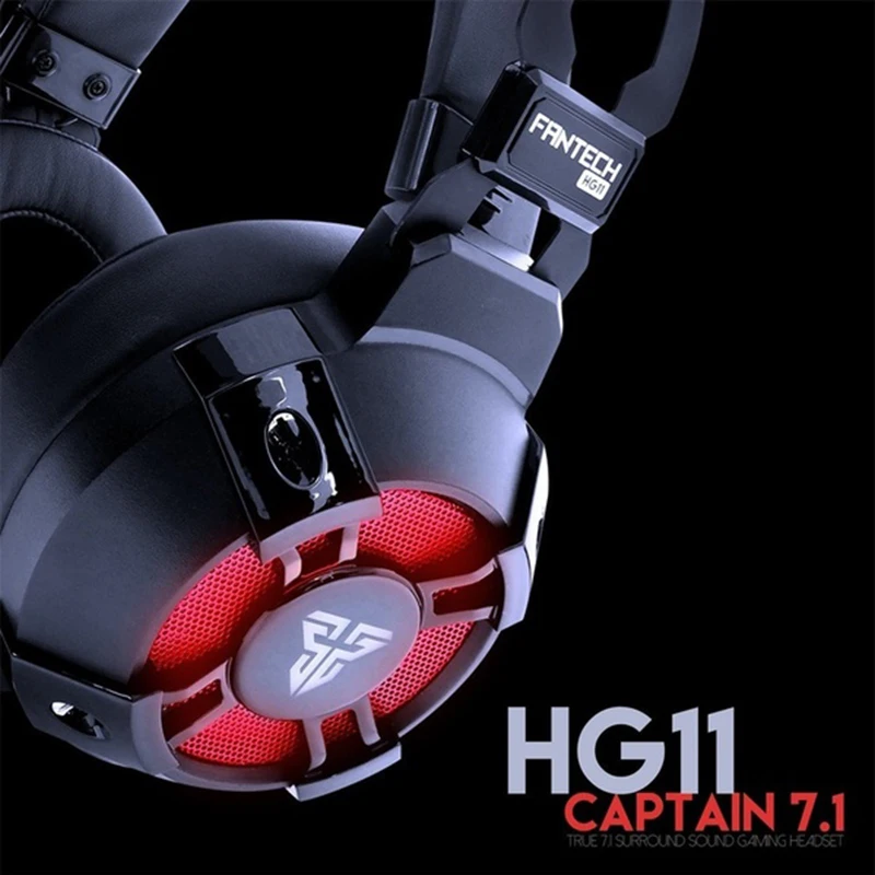 Наушники Fantech Hg11 Virtual 7 1 Channel Surround Bass стереонаушники с шумоподавлением