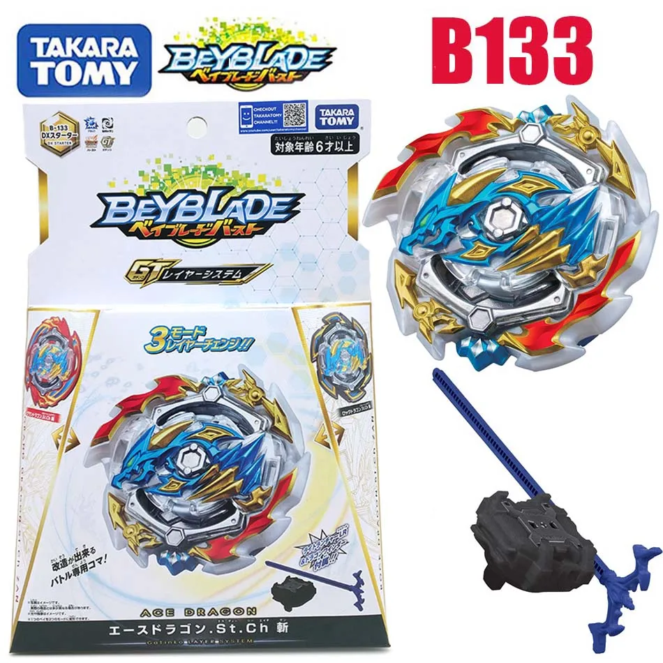 Takara Tomy beyblade explosión b133 Saint-emperador dragón tres transformar Rotary explosivos giroscopio bayblade B133 - 1
