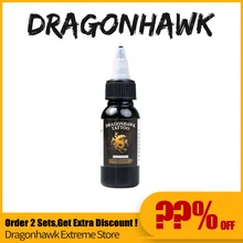 Чернила для тату dragonhawk 1-PACK черный цвет 1oz бутылка 30 мл цветные чернила SL047