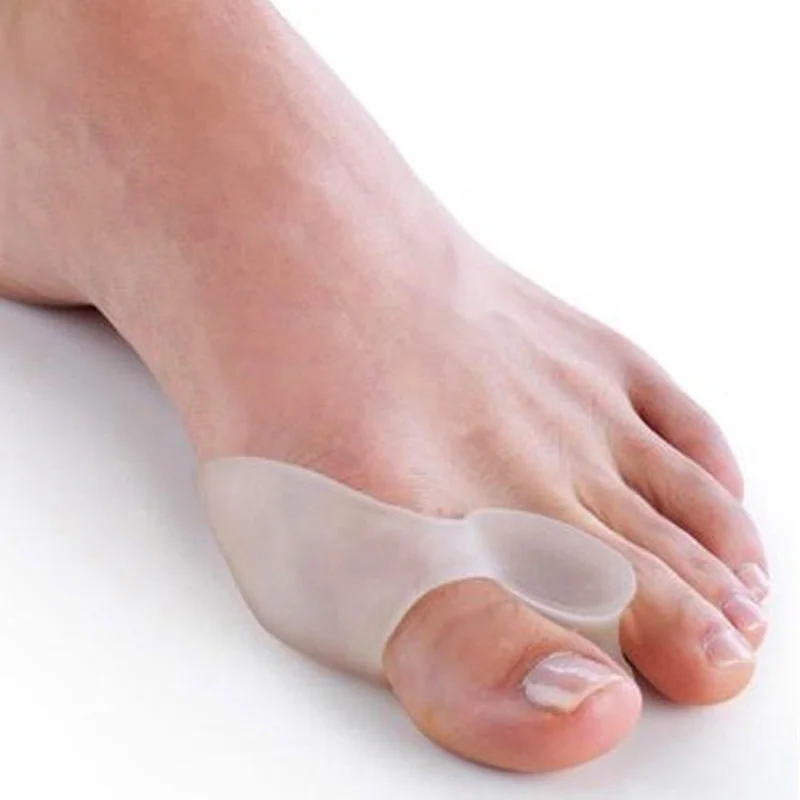 

2 Pcs Gel Silicone Bunion Corrector Big Toe Separators Straightener Spreader Foot Care Pain Relief Hallux Valgus Pro Massager