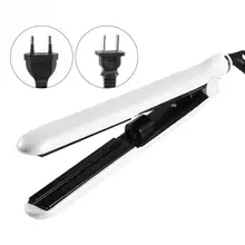 Горячая 100-240 в сухой влажный выпрямитель для волос керамический турмалин плоский утюг нано паровое отопление пластина для женщин Professional волосы бигуди Стиль