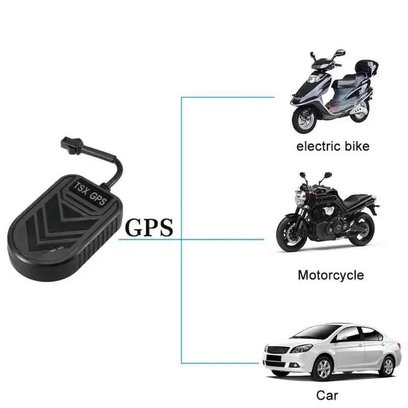 البسيطة GSM GPS المقتفي الوقت الحقيقي سيارة السيارات دراجة نارية جهاز تتبع المركبات