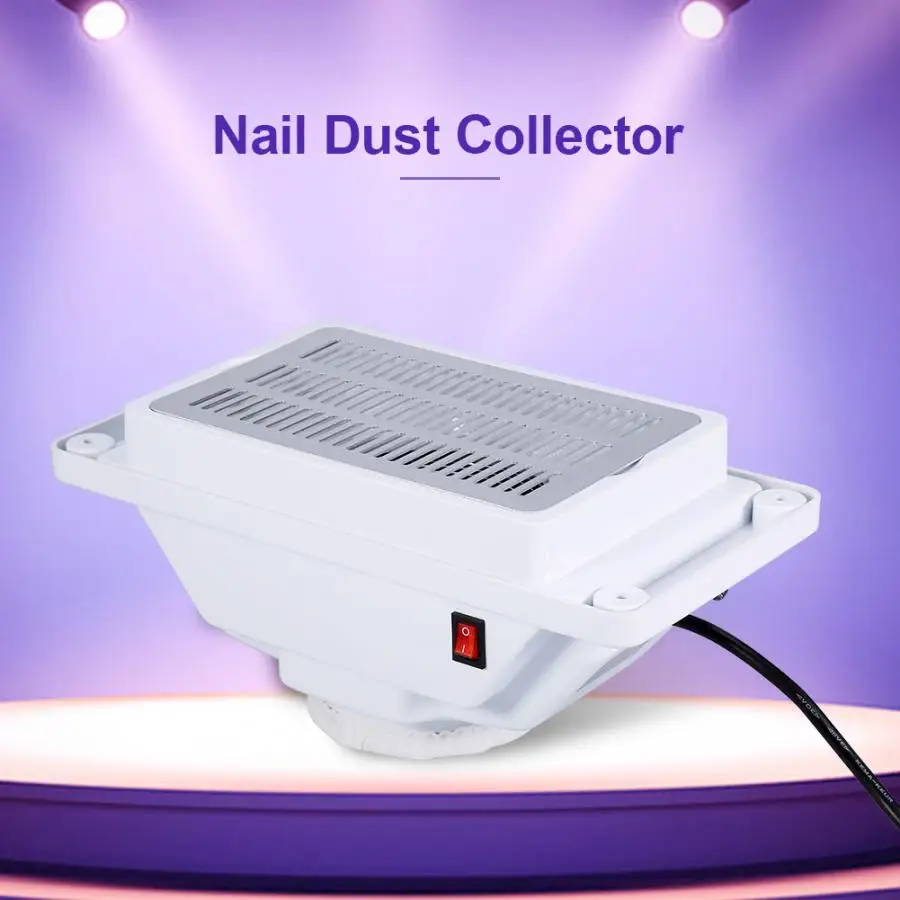 

22W Nail Suction Dust Collector Nail Vacuum Cleaner Low Noisy Dust Removal Strong Suction Manicure Tools