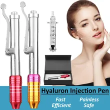 Гиалуроновая инъекционная ручка, массажный распылитель, ручка, набор, высокое давление, кислотные пистолеты, против морщин, водный шприц, игла для инъекций, красота