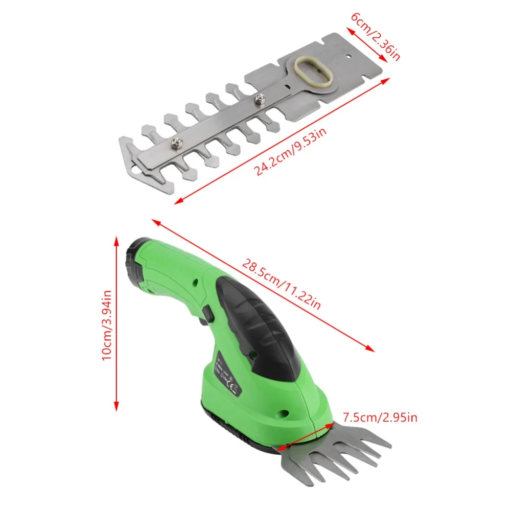 2 в 1 многофункциональные ножницы для травы беспроводные-ионные аккумуляторные ножницы для кустарника ножницы для газонокосилки садовые инструменты