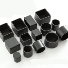 4 шт., квадратные колпачки для ног стула, нескользящие носки для ног, защитные накладки для пола, пробки для труб, мебель, выравнивающие ножки