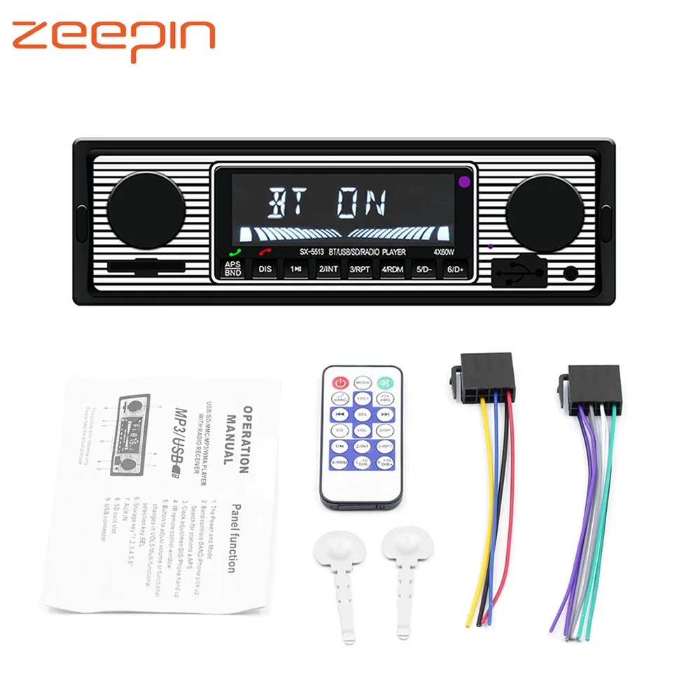 Universal Car MP3 Player Bluetooth Hands free Call FM Music Auto Radio