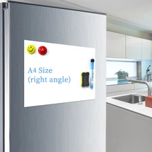 A4 Размер магнитная доска для записей мягкая магнитная доска сухая стираемая чертежная доска для записи на Холодильник офисные принадлежности