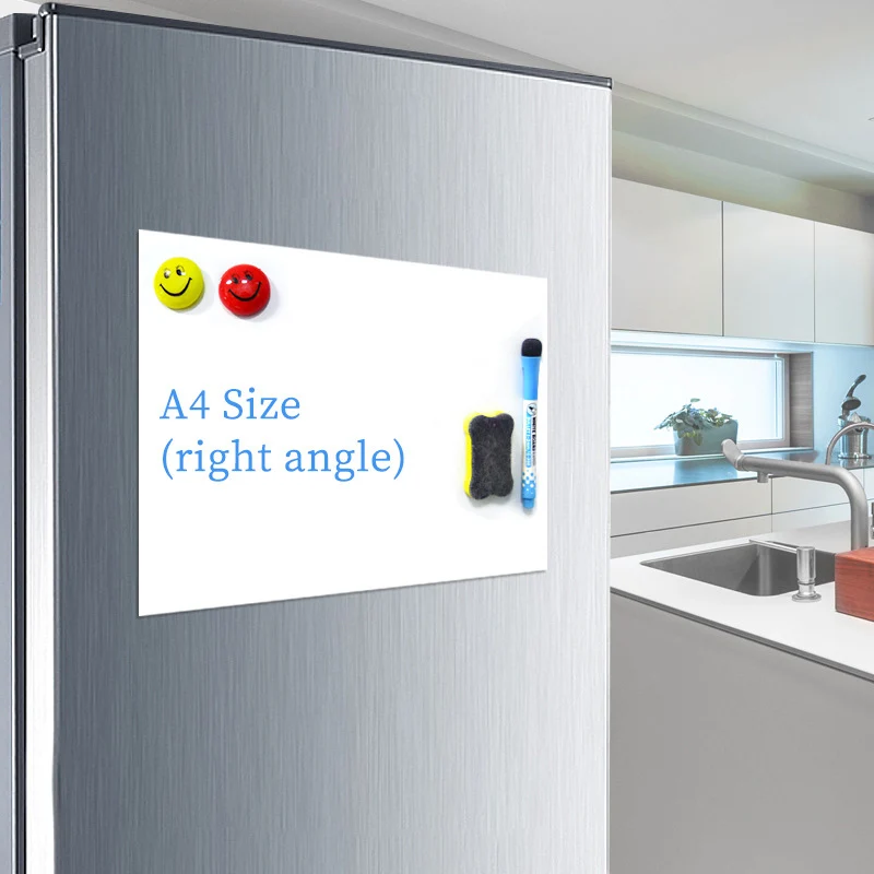 A4 Size Magnet Whiteboard Soft Magnetic Board Dry Erase Drawing Recording For Fridge Refrigerator Office Life Supplies huismerk kopen in de aanbieding A4 Size Magnet Whiteboard Soft Magnetic Board Dry Erase Drawing Recording For Fridge Refrigerator Office Life Supplies huismerk kopen in de aanbieding