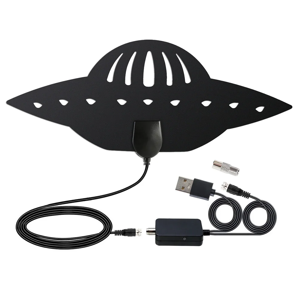 Television Antenna UFO Design Indoor High Definition 4K 1080P HDTV 100 Mile Range Digitalin TV