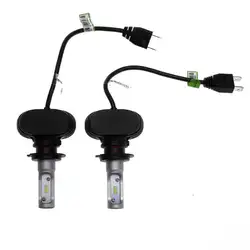 2 шт. S2 светодиодный Автомобильная фара IP65 Водонепроницаемый лампы для VTX S1 H7 8000LM