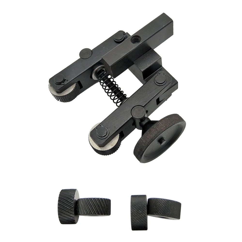 

Knurling Tool Mini Size Lightweight Portable Knurling Knurler Tool Holder Linear Knurl Tool Lathe Adjustable Shank with Wheel