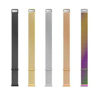 

ALLOYSEED Milanese Magnetic Loop Stainless Steel Watchband Replacement Watch Band Strap For Samsung Galaxy 42mm Watch Wriststrap