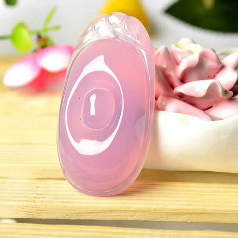 Натуральный розовый желаемый халцедон Агат Кулон|pendant|pendant agate |