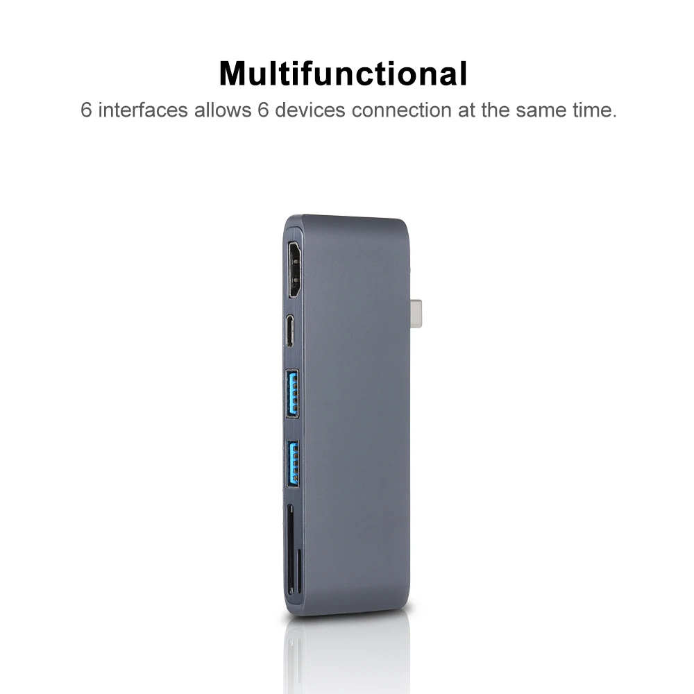 USB C HUB TYPE 3 0 Hub to 4K * 2K 30Hz HD зарядка SD/TF кардридер адаптер для MacBook Pro Nintendo|USB-хабы| |