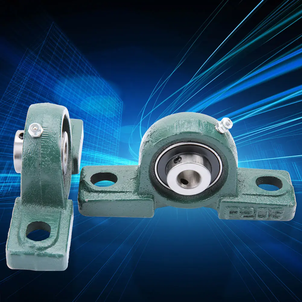 

2pcs UCP206 Pillow Block Bearing Ball Mounted Bearing Cast Housing OD 62mm ID 30mm Block Bearing