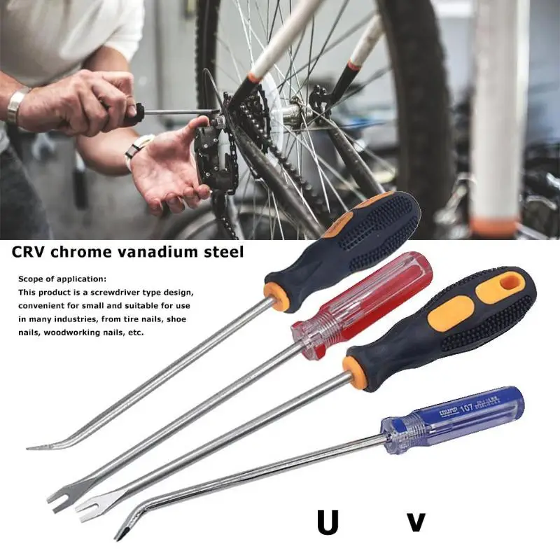 

Car Door Interior Trim Clip Screwdriver Nail Puller Panel Upholstery Fastener Clip Remover Tool Woodworking Nail Lifting Tool