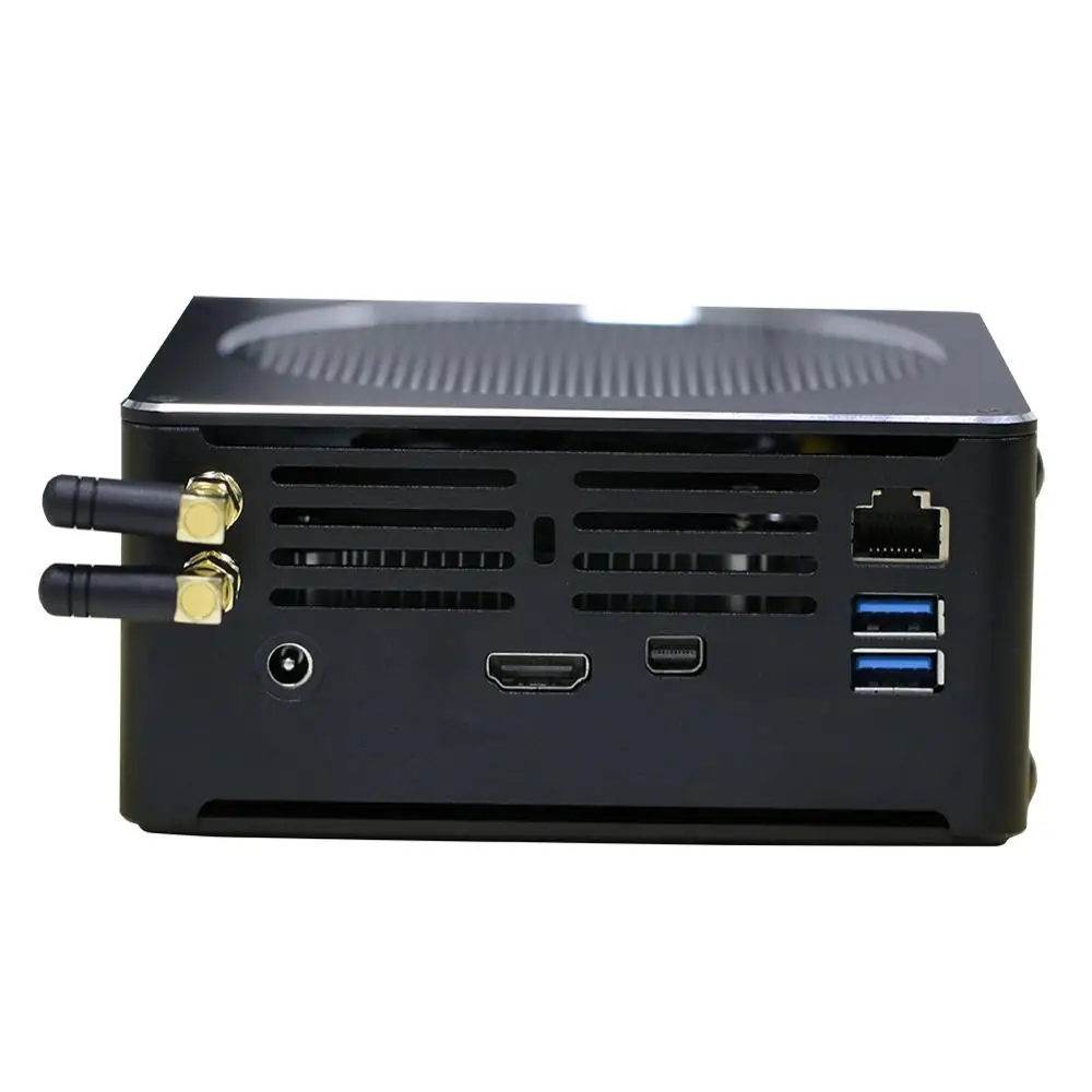  Mini PCDesktop Computerwith Windows 10 Pro/Linux Ubuntu SupportIntel Core I7 8750H[HUNSN BY01L][4US