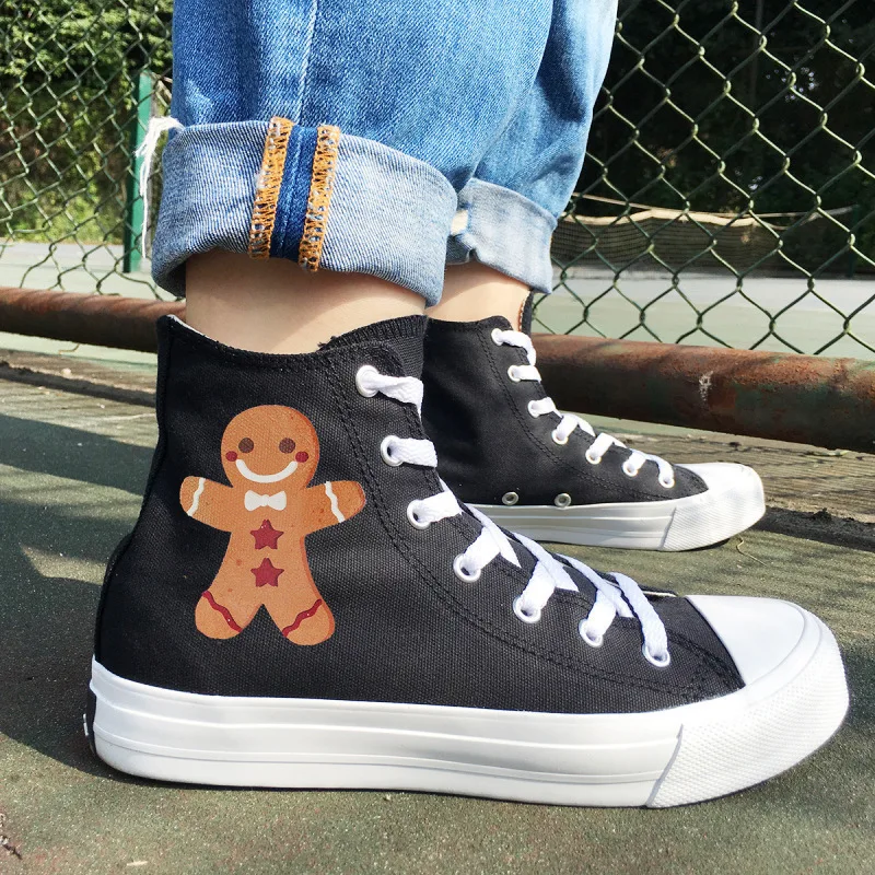 

Wind Singles Lovely Jiang Bing Christmas Day Gift Lovers Student Neutral Help Canvas-ALEX