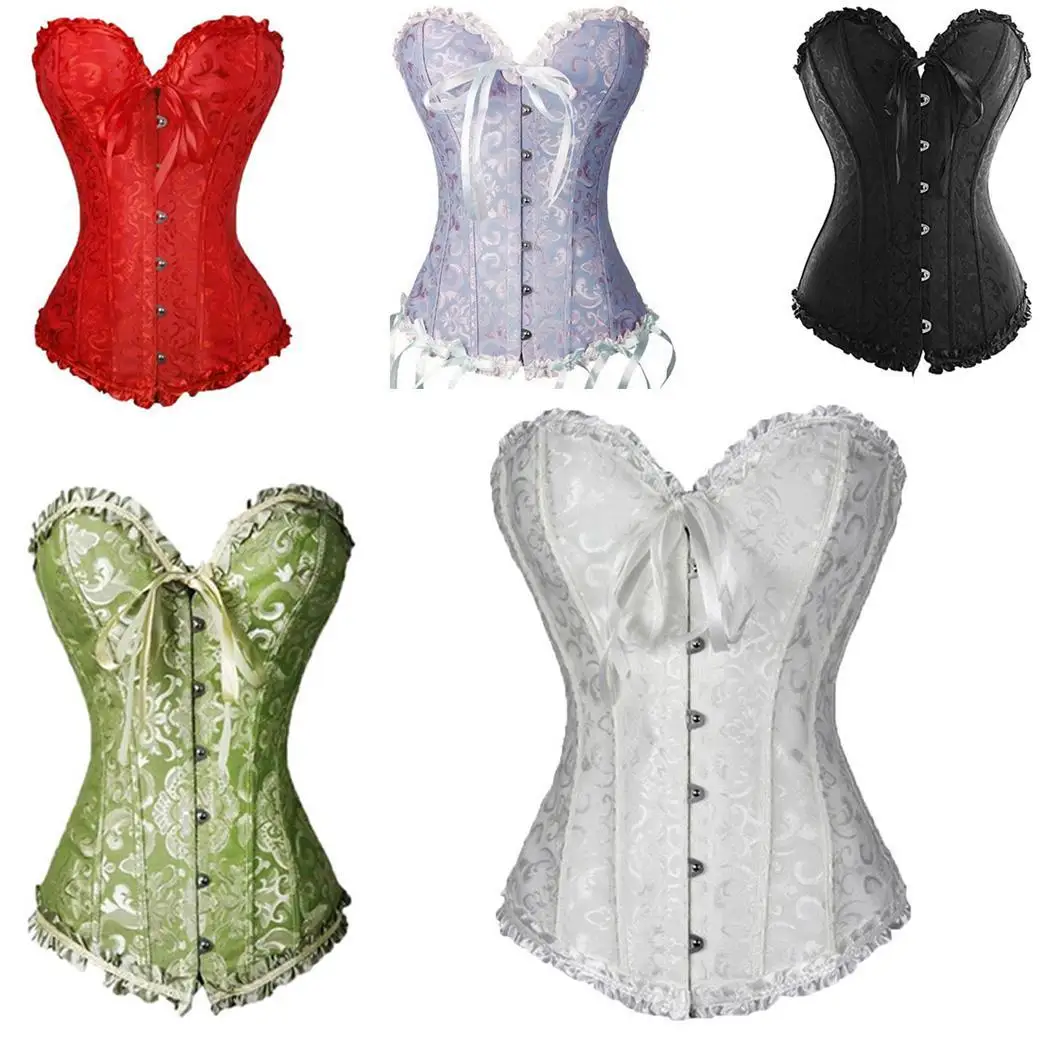 Corset Bodyshaper Spring Floral Home Plus Summer Bustier Bow Sleep Lace