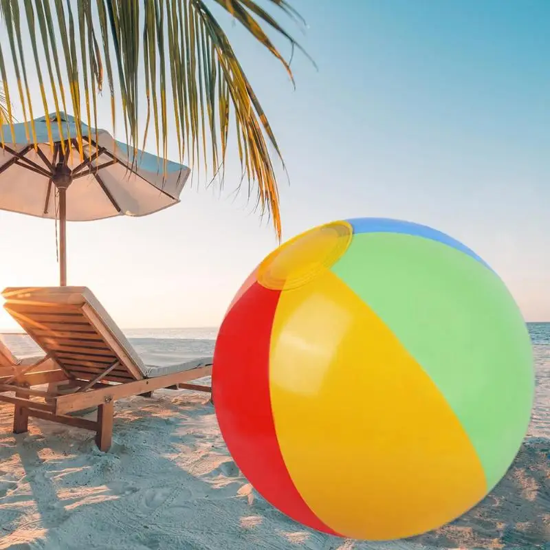 

Beach Pool Play Ball Inflatable Children PVC Multicolor Summer Swimming Toy Beach Ball Kid's Water Birthday New Year Party Decor
