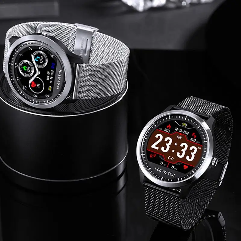 

N58 Smart Watch ECG Sports Watch ECG+PPG ECG HRV Report Heart Rate Blood Pressure Test IP67 Smart Bracelet For Android / iOS