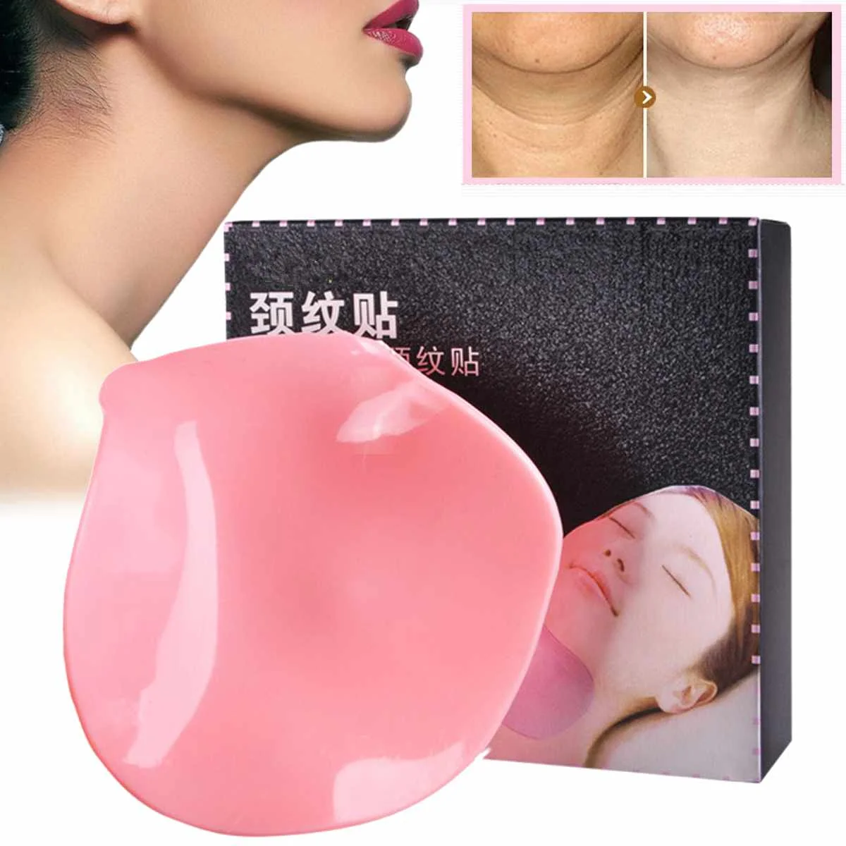 

Reusable Silicone Neck Mask Anti-aging Anti-wrinkle Moisturizing Neck Pad Neck Tape Beauty Tighten Neck Lift Skin Care