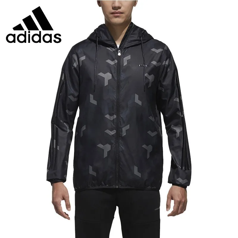 

Adidas Neo Man Running Jacket Sports Wind-proof Hoodies Coat Outdoor Sports Coat #DM2156
