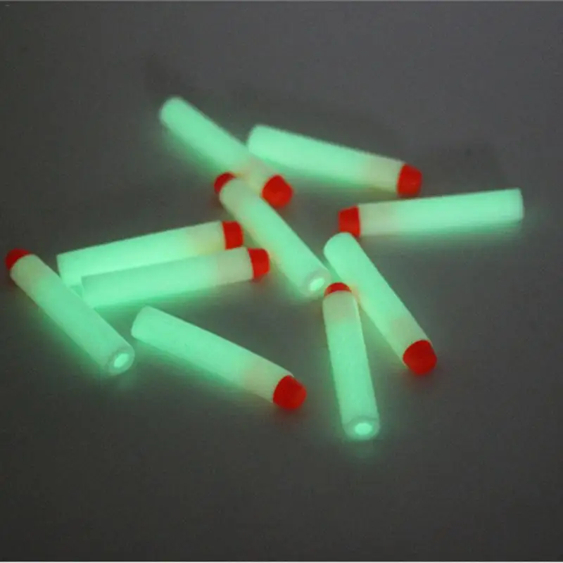 Поролоновые 7,2 см/2,83 дюйма флуоресцентные светящиеся мягкие пули светящиеся Сменные пули Дартс с мягкими наконечниками для N-strike Elite Series