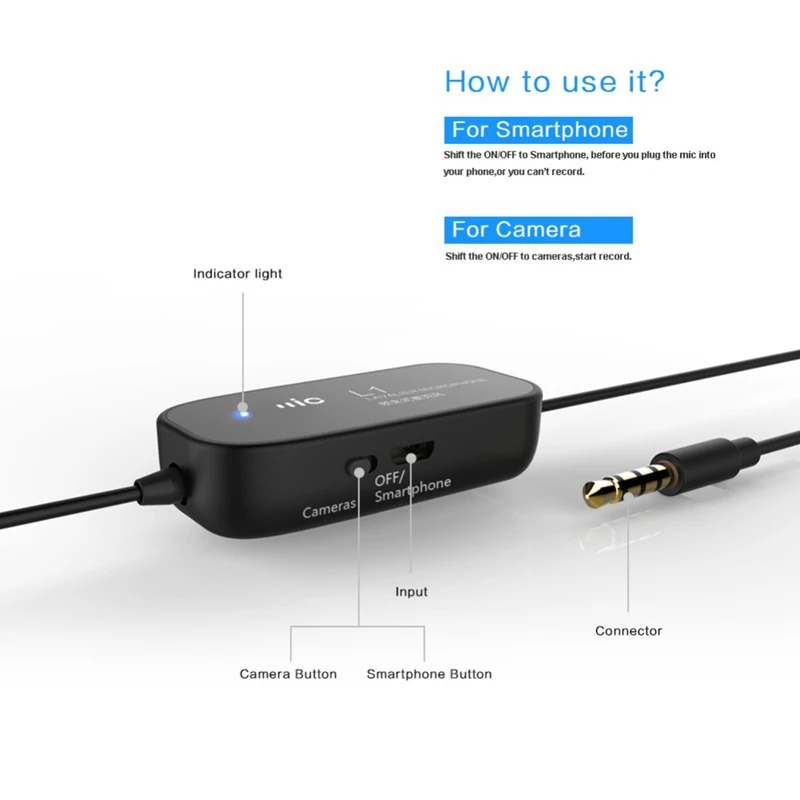 Lavalier микрофон клип отворот для смартфонов Iphone Nikon Canon камера видеокамера 3 5 мм Jack