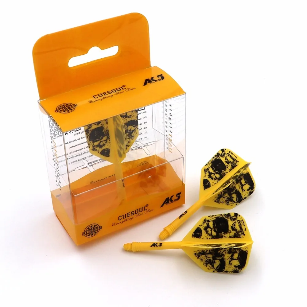 CUESOUL 3pcs Dart Flights With Shaft Together 2BA Screw Soft In one Durable Anti fall For CUESOUL 3pcs Dart Flights With Shaft Together 2BA Screw Soft In one Durable Anti fall For