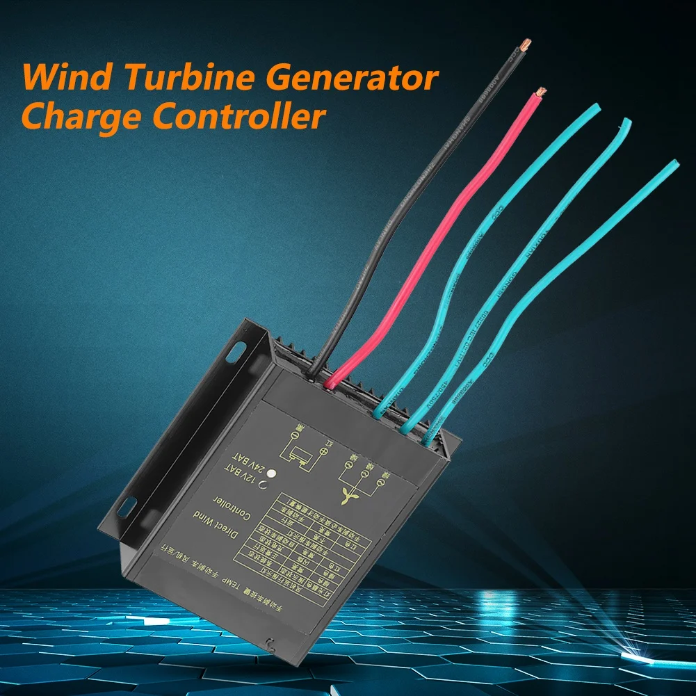 

400W 12V Waterproof Wind Turbine Generator Charge Controller wIth Auto & Manual Brake Function