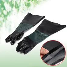 24 ''x 10'' резиновые пескоструйные перчатки для шкафов безопасности