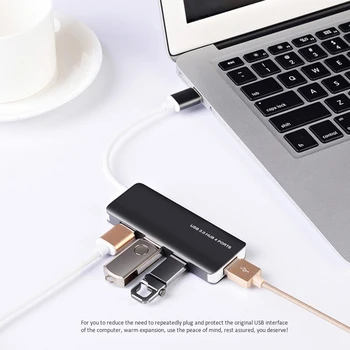

New Usb3.0Hub Hub 4 Port Usb Splitter One For Four Usb3.04 Port Hub
