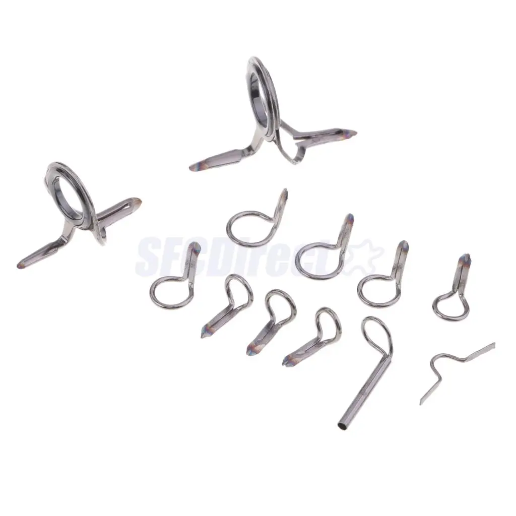 Buy 12Pcs 5 6 Fly Fishing Rod Guides Set Rod Building