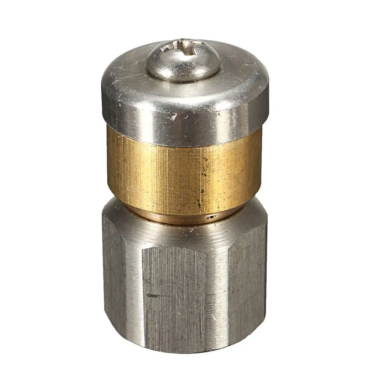 1//4in Nettoyeur haute pression Drain Sewer nettoyage pipe jetter Rotary buse 4-Jet Home