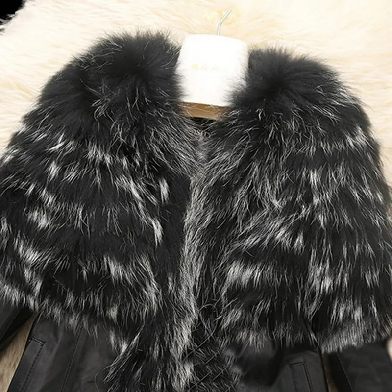 JRNNORV размера плюс, женские пушистые куртки из искусственного меха енота, женские зимние куртки из искусственного меха, роскошная куртка из искусственного меха, теплое пальто, верхняя одежда, парка 567